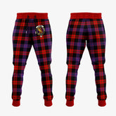 Clan Broun Modern Tartan Crest Jogger Sweatpants SS79 Clan Brown / Broun Tartan Today
